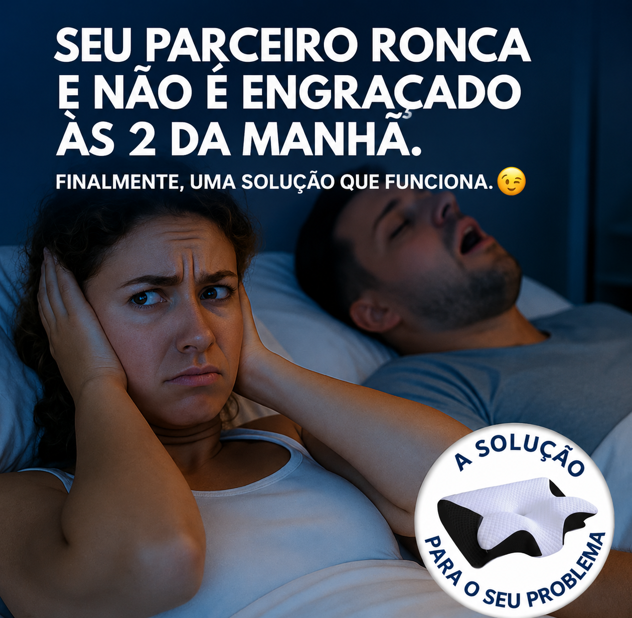 Travesseiro Ergonômico ZenPillow - Zero Ronco